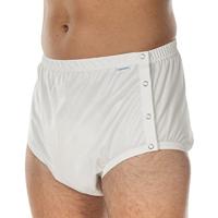 Suprima 1288 Slip Pes Pu + Drukknop Unisex Wit Xxl - thumbnail