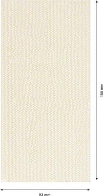 Bosch Accessories EXPERT M480 2608900745 Schuurnet voor vlakschuurmachine Ongeperforeerd Korrelgrootte (num) 120 (l x b) 186 mm x 93 mm 10 stuk(s)