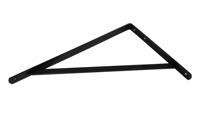 Waelbers Plankdrager 330x500mm zwart - 10 Stuk(s) - 2577.05 - thumbnail