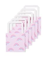 HEMA Cadeautasjes S 21x13x21cm regenboog - 6 stuks (roze) - thumbnail