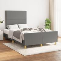Bedframe zonder matras 120x200 cm stof donkergrijs - thumbnail