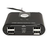 Aten 2 x 4 USB 2.0 switch voor randapparatuur | 1 stuks - US224-AT US224-AT - thumbnail