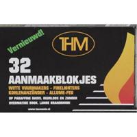 THM Aanmaakblokjes wit pak a 32st - thumbnail