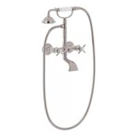 Badmengkraan Tres Clasic 2 Kruisgreep Incl Handdouche met Steun RVS Tres - thumbnail