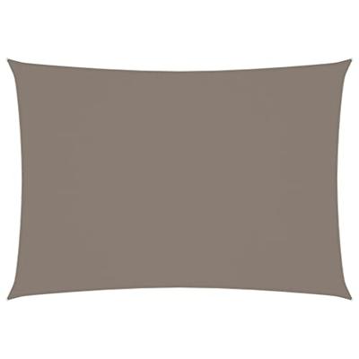 VidaXL Zonnescherm rechthoekig 3x5 m oxford stof taupe