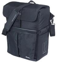 Fietsschoudertas Basil Move MIK studs 14 liter 14 x 24 x 34 cm - zwart - thumbnail