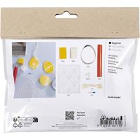 Creativ Company Mini hobbyset boetseren, ei, lichtgeel, pastelkleuren, 1 doos - thumbnail