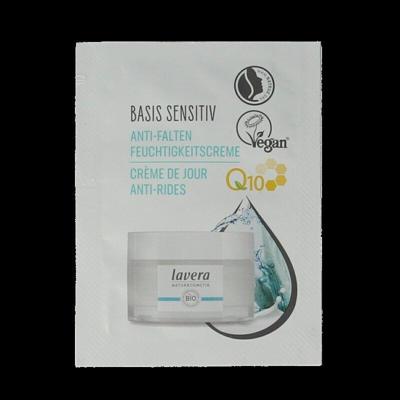 Lavera Sample basis sensitive Q10 dagcreme bio 100 Stuks