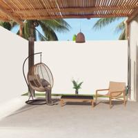 VidaXL Windscherm uittrekbaar 220x600 cm crèmekleurig - thumbnail