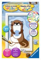 Ravensburger schilderen op nummer otter - thumbnail