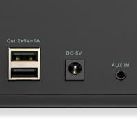 Lenco CR-580 Wekker radio Zwart - thumbnail