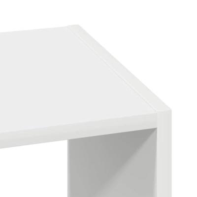 Boekenkasten 2 st stapelbaar 30x30x80 cm bewerkt hout wit
