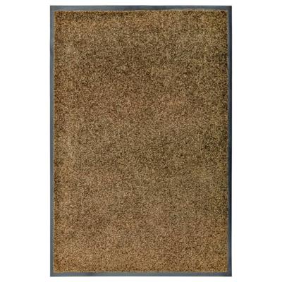 VidaXL Deurmat wasbaar 60x90 cm bruin VidaXL Deurmat wasbaar 60x90 cm bruin