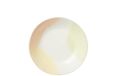 J-Line bord Diep Punt - porselein - mix - 4 stuks