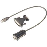 USB 1.1 Adapter [1x D-sub stekker 9-polig, D-sub stekker 25-polig - 1x USB 1.1 stekker A] 975602 - thumbnail