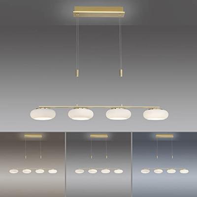 Paul Neuhaus 4-lichts hanglampQ-Etienne messing recht - 2079-60