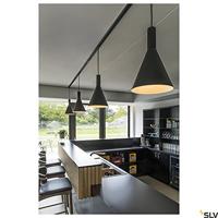 SLV 143120 230V-railsysteemcomponenten Pendeladapter Zwart - thumbnail