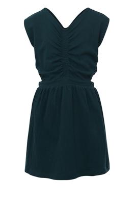 Crinkle jersey dress