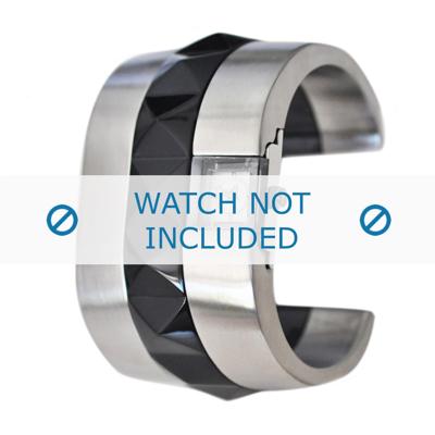 Diesel horlogeband DZ5164 Staal Zilver 39mm