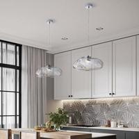 Minimalistische Hanglamp Van Geblazen Glas - thumbnail