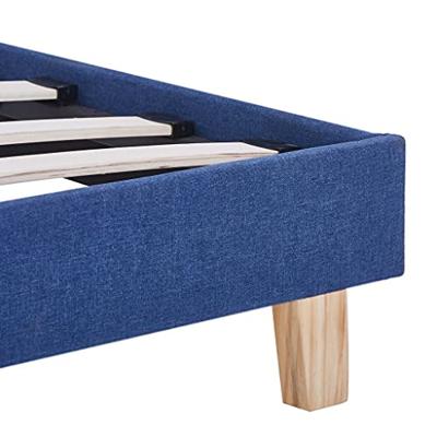 Bedframe stof blauw 140x200 cm Bedframe stof blauw 140x200 cm