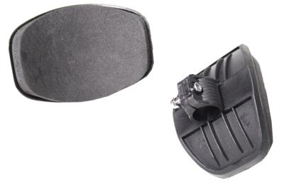 TranzX triathlonstuur opzetstuur armsteunen per set zwart