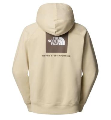 The North Face Raglan Redbox Trui Heren Gravel/Smokey Brown S The North Face Raglan Redbox Trui Heren Gravel/Smokey Brown S