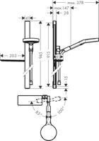 Hansgrohe Doucheset Rainfinity PowderRain 130 3jet Met Glijstang 90 cm En Zeepschaal Chroom - thumbnail