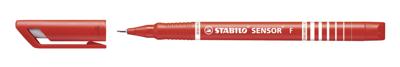 STABILO SENSOR fineliner, 0,3 mm, rood