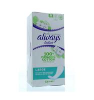 Dailies cotton protection inlegkruisjes large 32 Stuks - thumbnail