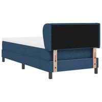 Boxspringbed met matras stof blauw 100x200 cm - thumbnail