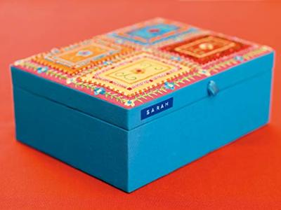 Relieftape dymo embossing vinyl 9mm blauw