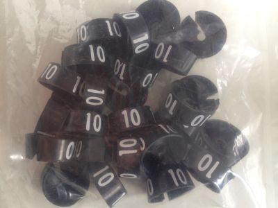 MB zwart/wit 10 voor op kledinghanger