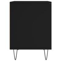 Nachtkastjes 2 st 40x35x50 cm bewerkt hout zwart - thumbnail