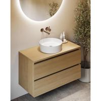 Wiesbaden Style Wastafelkraan - Inbouw - Geborsteld Brons Koper PVD - thumbnail