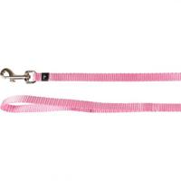 Hondenriem Ziggi 130cm Roze 130 cm x 25 mm Flamingo Roos - thumbnail