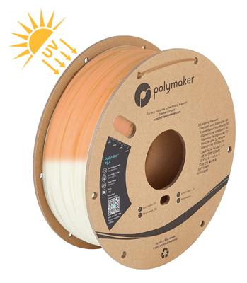 Polymaker PA02072 UV Color Changing Filament PLA kunststof Kleurverandering 1.75 mm 1000 g Natuurlijk oranje UV PolyLite™ 1 stuk(s) Polymaker PA02072 UV Color Changing Filament PLA kunststof Kleurverandering 1.75 mm 1000 g Natuurlijk oranje UV PolyLite™ 1 stuk(s)