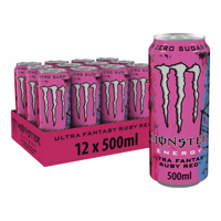 Monster energy ultra fantasy ruby red blik (12x 500ml) - thumbnail