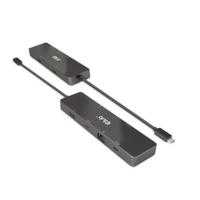 CLUB3D USB3.2 Gen2 Type-C, 6-in-1 Dual Displays Portable Dock with USB Type-C Video 4K60Hz - thumbnail