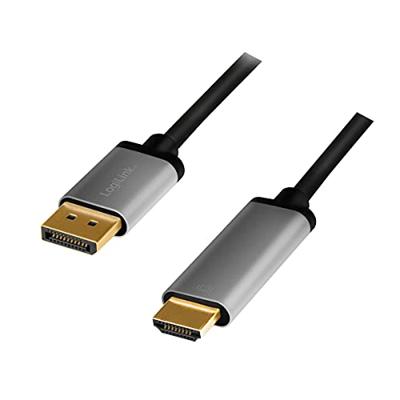 LogiLink CDA0107 video kabel adapter 2 m DisplayPort HDMI Zwart, Grijs LogiLink CDA0107 video kabel adapter 2 m DisplayPort HDMI Zwart, Grijs