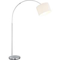 Verstelbare LED Vloerlamp - E27 Fitting - Rond - Mat Wit Aluminium - thumbnail
