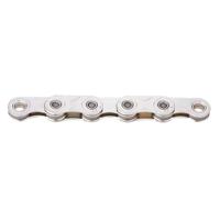 KMC kette "x-flat waxed" chain x-flat waxed 12/13 fold 126gl silver - thumbnail