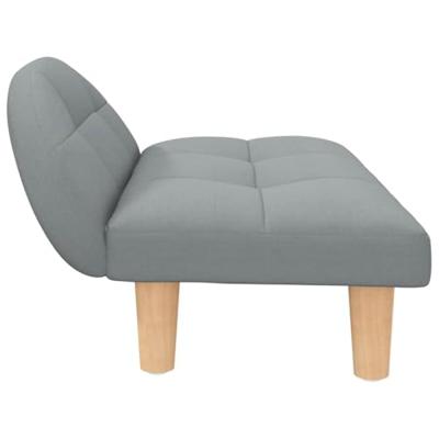 VidaXL Hondenmand 70x52x30 cm stof lichtgrijs VidaXL Hondenmand 70x52x30 cm stof lichtgrijs