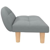 VidaXL Hondenmand 70x52x30 cm stof lichtgrijs - thumbnail