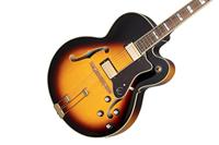 Epiphone Original Collection Broadway Vintage Sunburst semi-akoestische gitaar met premium gigbag - thumbnail