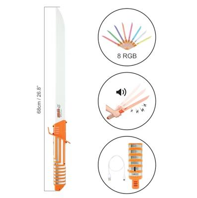 Naruto LED-lichtzwaard met geluidseffecten