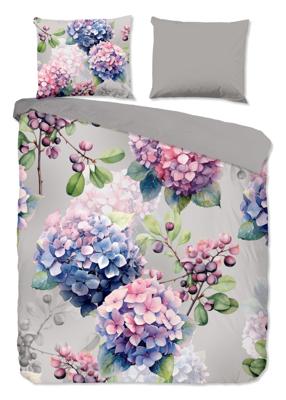 Good Morning Dekbedovertrek "hortensia bloemen" - Grijs - (240x200/220 cm) - Katoen Good Morning Dekbedovertrek "hortensia bloemen" - Grijs - (240x200/220 cm) - Katoen