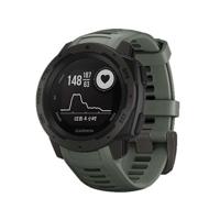 Silicone polsbandje voor vervanging voor Garmin Instinct 22mm (leger groen) - thumbnail