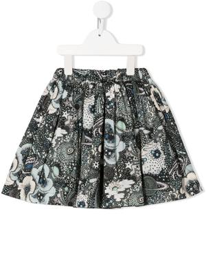 Bonpoint space print skirt - Black