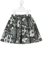 Bonpoint space print skirt - Black - thumbnail
